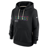 Nike Black Detroit Lions 2025 NFL Crucial Catch Dri-FIT Hoodie